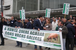 La Fruga denuncia que la Consellería perjudica a Galicia al no cambiar el período de control del pago verde