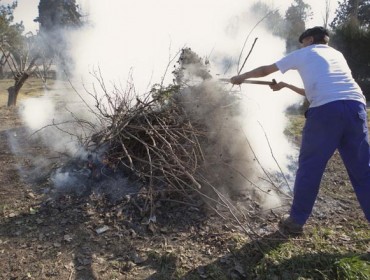 Prohibidas las quemas agrícolas y forestales de particulares por las condiciones meteorológicas
