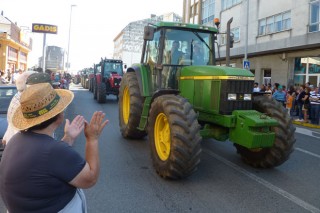 Itinerario y puntos de reunión de la tractorada del sector lácteo en Lugo