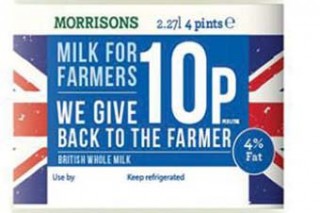 Los supermercados británicos anuncian qué pagarán más por la leche