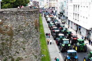 Agromuralla anuncia actos en la distribución tras la tractorada del jueves en Lugo