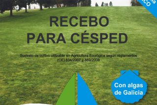 Recebo para césped Ecocelta: un producto elaborado con algas de las rías gallegas