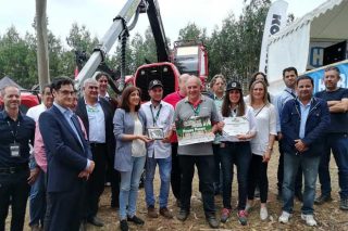 Una procesadora forestal más adaptable al terreno, premio de Innovación en Galiforest