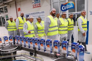 Campaña de Leche Celta y de Vegalsa-Eroski para promocionar la leche de pastoreo