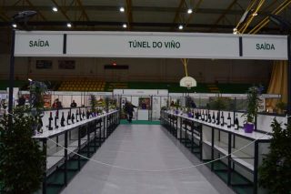 Túnel del vino de la DO Monterrei en la feria Agro + Verín
