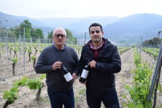 El viticultor Pepe Estévez, premio «Vida entre vides» de la DO. Ribeiro