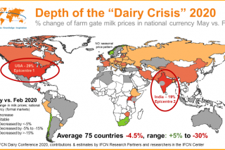 ¿Como impactó el coronavirus Covid19 en el precio de la leche en cada país?