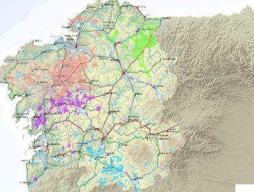 Publicado el mapa de las concentraciones parcelarias realizadas en Galicia
