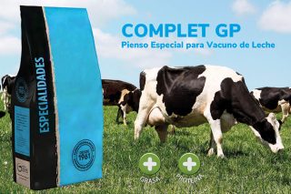 Complet G-P, un pienso complementario que mejora la grasa y proteína de la leche
