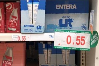 Denuncian que la gran distribución liquida la leche con precios de derribo: Hasta 0,56 euros el litro