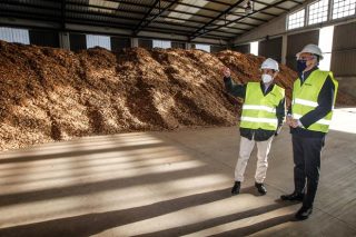 Biegal, nueva planta de astillado de biomasa en Mondoñedo