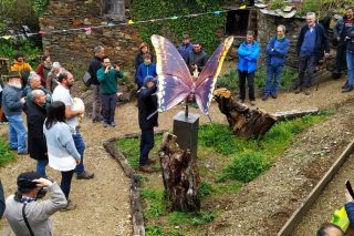 Inaugurado un espacio divulgativo sobre insectos polinizadores en Negueira de Muñiz