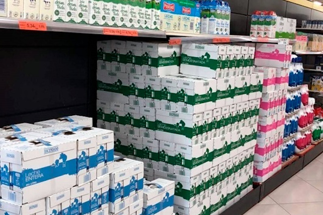 Mercadona sube el precio de la leche tras situarse durante semanas por debajo de los 80 céntimos