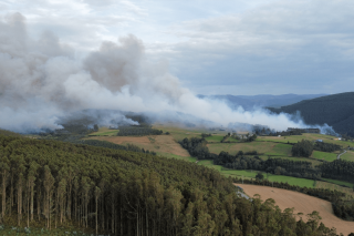 Trabada, un municipio «número 1» en la gestión del monte que sucumbió ante el mayor incendio de 2023