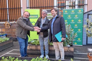 La cooperativa Campoastur colabora para impulsar huertos ecológicos en los colegios de Asturias